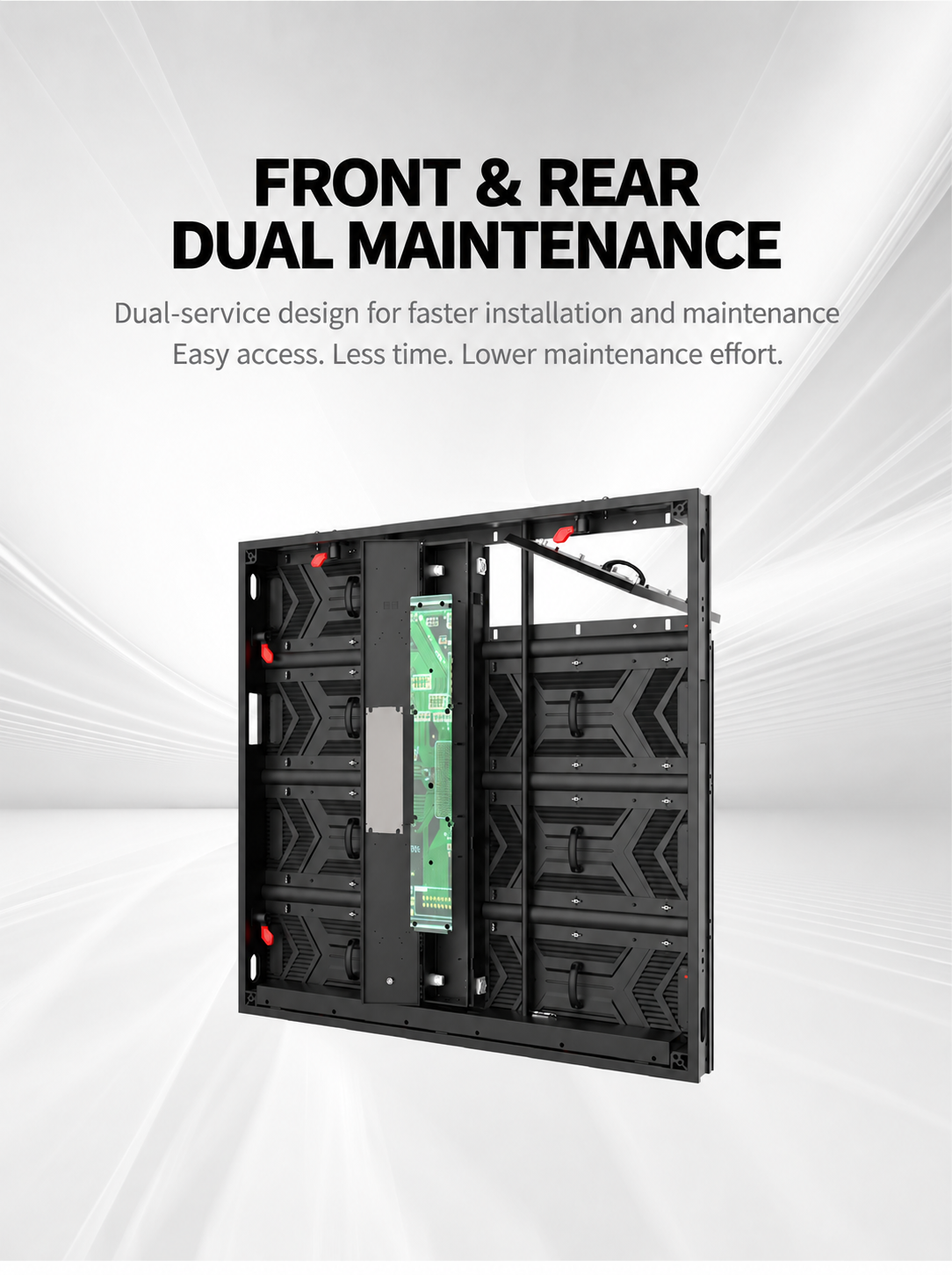 Titan 1000 Pro black dual-side maintenance cabinet